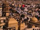 City views from a Palace terrrace.